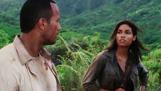 Dwayne Johnson & Rosario Dawson Scene From The Rundown