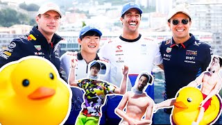 Diy Raft Building Gone Wrong Feat Max Verstappen Checo Perez Daniel Ricciardo And Yuki Tsunoda