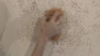 Pintar acabado faux con esponja