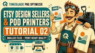 Possibly the best PNG Optimizer for Etsy Design Seller and POD Printers? Let's find out...
