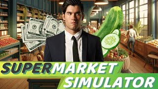 GERMAN Y SU SUPER DE PEPINOS| SUPERMARKET SIMULATOR   #supermarketsimulator #yt  @JuegaGerman