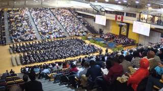 2015 UM Spring Convocation - Time-lapse of University of Manitoba Convocation Ceremony