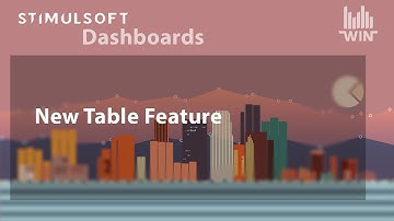 Embeddable interactive dashboards. New table features in dashboards [2021]