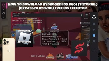 (NEW) HOW TO DOWNLOAD & USE HYDROGEN IOS FREE EXECUTOR ANDROID & IOS V602  (TUTORIAL) OP WORKING