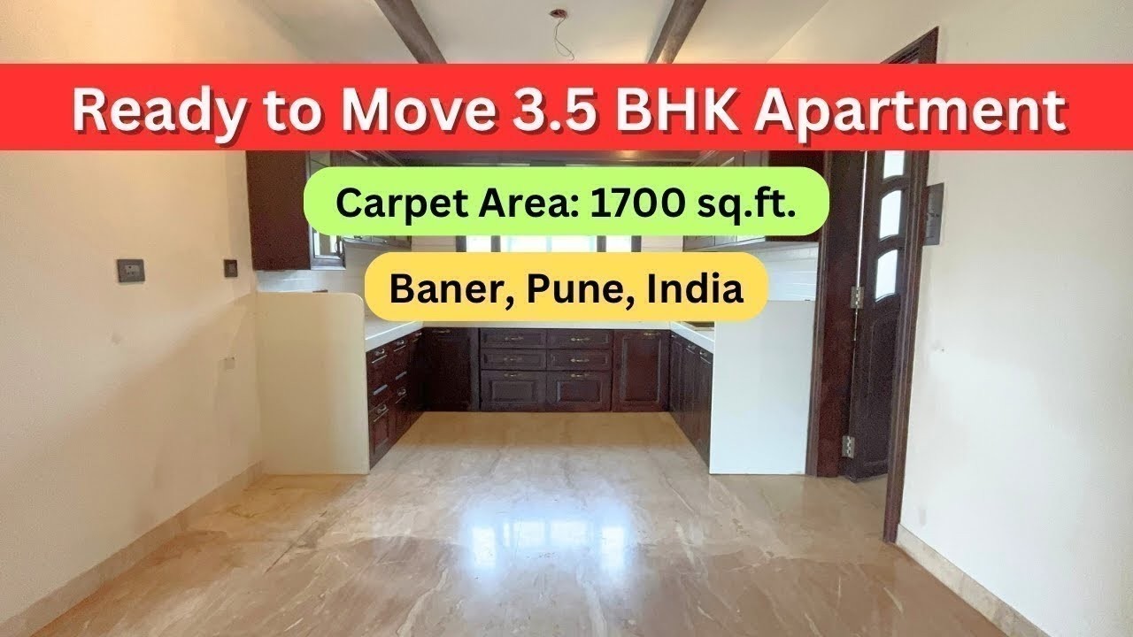 3.5 BHK Luxury Ready to Move Apartment, Baner, Pune, India | +91 7420923928 #virathome #baner #pune