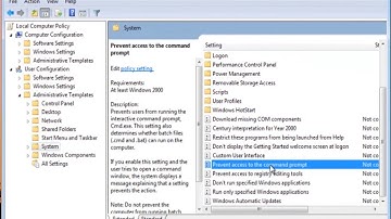 Restrict Access to Command Prompt