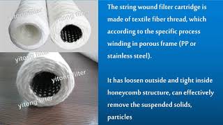 Famous Yitong string string wound filter cartridge. Wealth