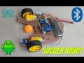 Bluetooth Operated Soccer Robot Project. Best project for beginners &amp; young students. Mobile Robot