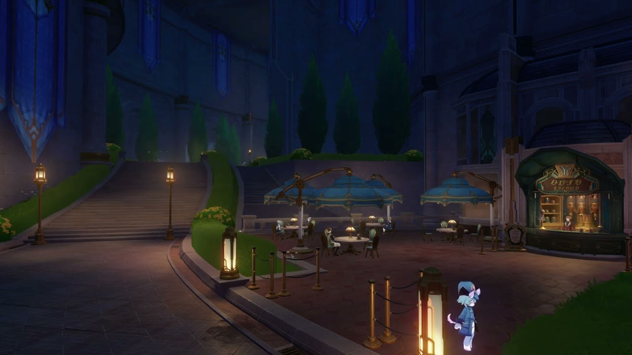 La nuit silencieuse et paisible - Cafe Lucerne (Court of Fontaine) 1 Hour - Fontaine OST