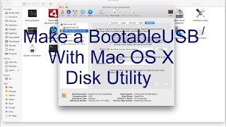 Today i am showing how to make a boot able usb drive for mac using
.dmg file, 8gb drive, and the disk utility that comes with os x. hope
this hel...