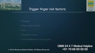 Trigger Finger Stenosing Tenosynovitis – CIMS Hospital