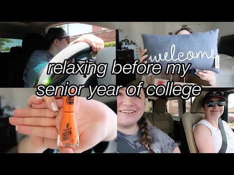 Getting Ready for My Senior Year of College! *VLOG*