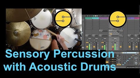 Using Sensory Percussion with Acoustic Drums