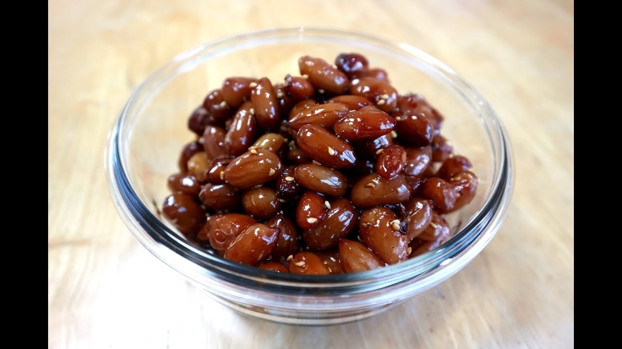 KOREAN PEANUT SIDE DISH 땅콩조림 반찬 만들기 TTANGKONG JORIM YouTube