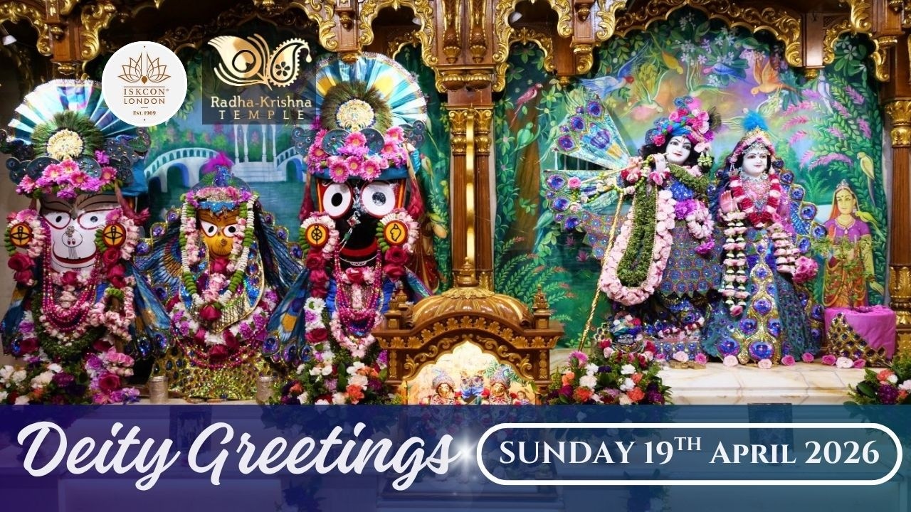 Deity Greetings | Guru Puja | CC Adi Lila 13.111-113 Class by HG Dayal Mora Das - 19.04.2026