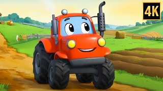 wheels tractor nursery rhymes learning songs kids