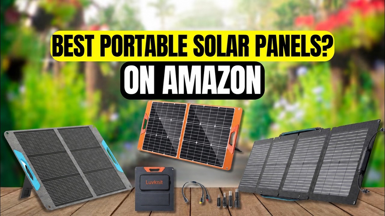 BEST Portable Solar Panels for Camping on Amazon BUY RIGHT NOW — Best Picks Today (video thumbnail)