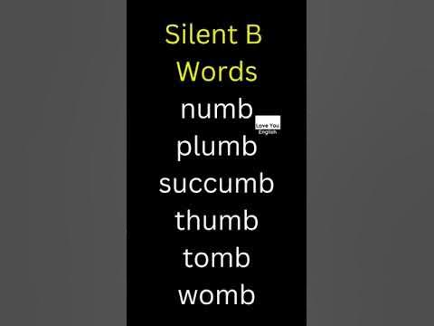 Silent letter words l Silent letter in English l Silent letters #