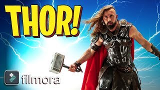 Thor's Hammer Effect | Filmora 9 Tutorial screenshot 5