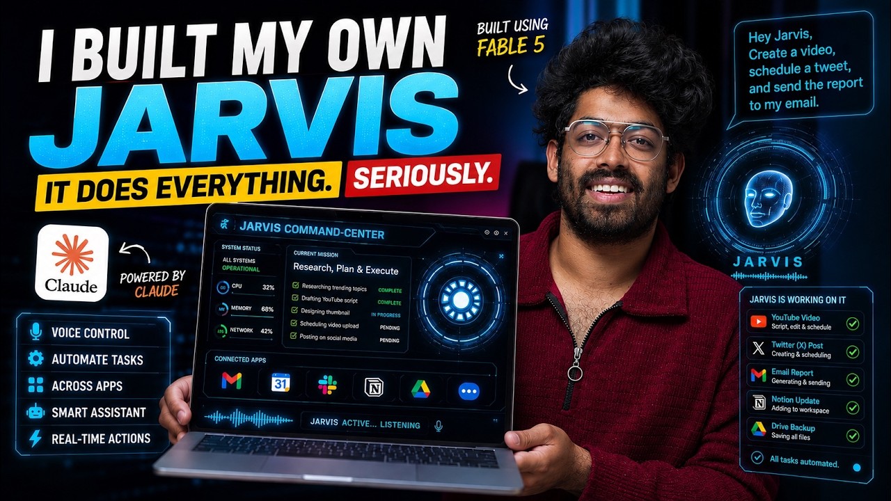 I Accidentally Built a Real-Life Jarvis With AI (ft. Fable 5)