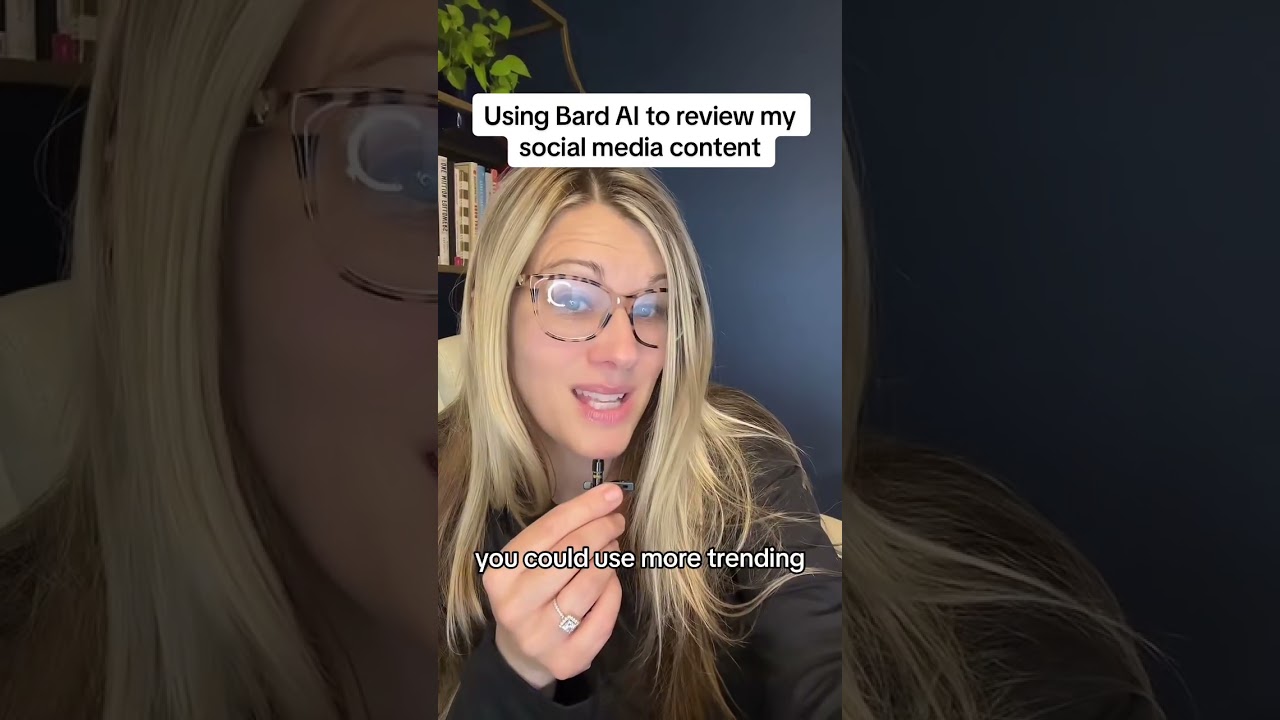 I just asked bard the new, google AI tool to review my social media account, TikTok specifically, an