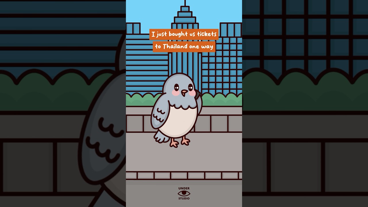 How Guys Make Plans 🐦 Mushie & Birdie | Comedy Animation Meme | Original Audio: imjoshingit