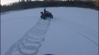 Segway snarler 600 and Polaris scrambler 1000 on ice!