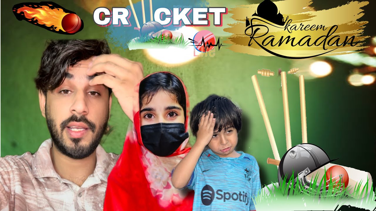 Cricket Challange With Sassi 🌙| 6th Days Of Ramdan |Shahidrind&Azaanjaan