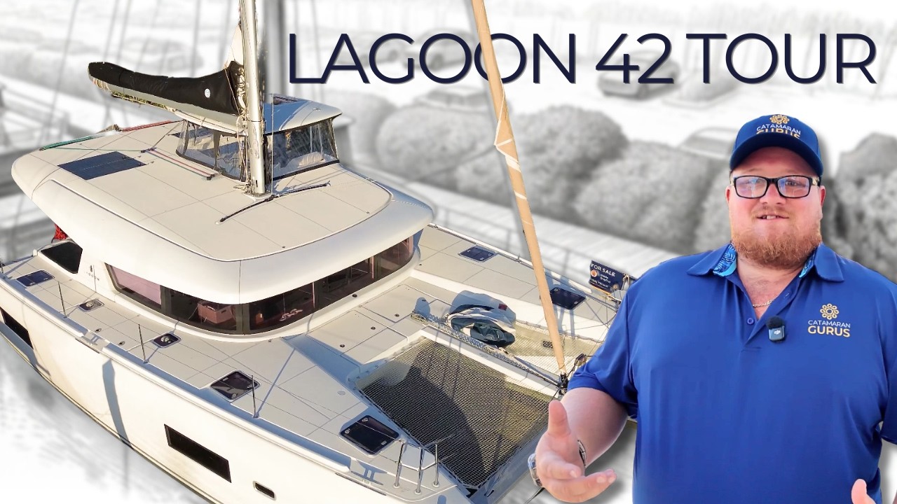 ⁣What's Inside a 4-Cabin Lagoon 42 Catamaran?