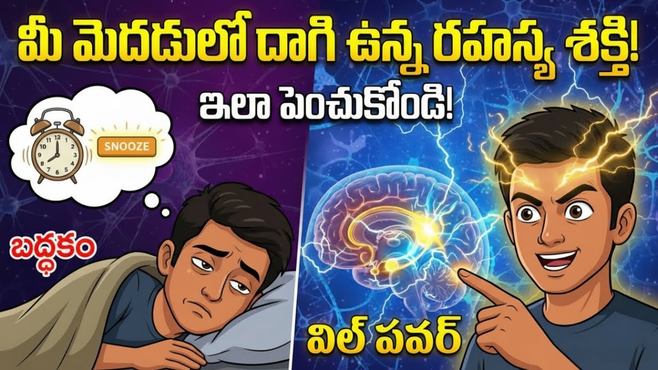 విల్ పవర్ ని ఇలా పెంచుకోండి! చెడు అలవాట్లు పోయి, ఏదైనా సాధిస్తారు|The Science of Overcoming Laziness