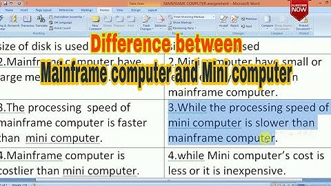 diffrence between mainframe and mini computer//mini computer //mainframe computer.