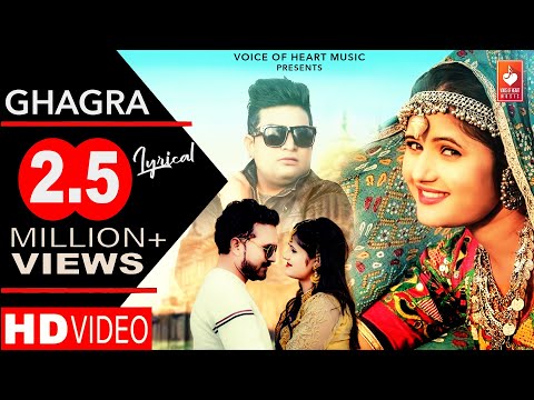 Ghagra(Lyrical) -  Haryanvi Dj Songs Haryanavi | Raju Punjabi| Anjali Raghav ,Sanju Khewriya