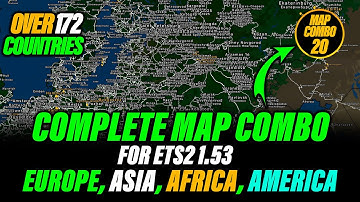 ETS2 1.53 Complete Map Combo | Promods ,Africa ,Beyond ,Indonesia, Russia & many setup Guide