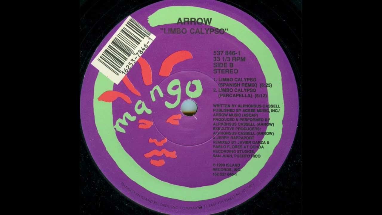 ARROW - "LIMBO CALYPSO" (Percappella) [1990] - YouTube