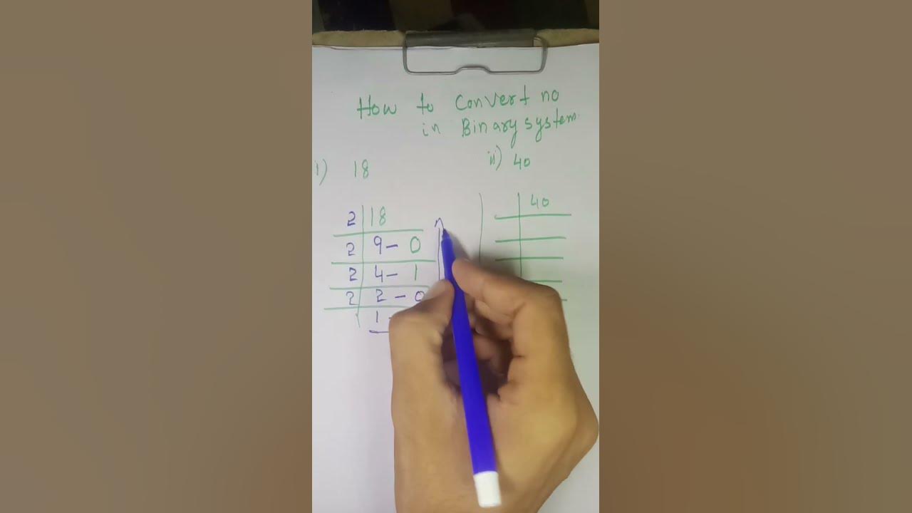 How to convert number into Binary system - YouTube