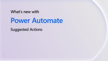 Suggested actions with Power Automate | Power Platform Shorts