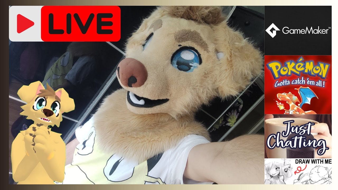 trying to learn gamemaker - fursuit & furry vtuber!