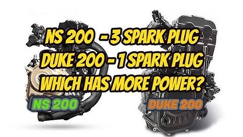 Why Bajaj uses Triple Spark plugs on  NS/RS 200 whereas KTM duke 200 uses a Single spark plug?