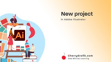 New Project In Illustrator | Create new project in Adobe illustrator