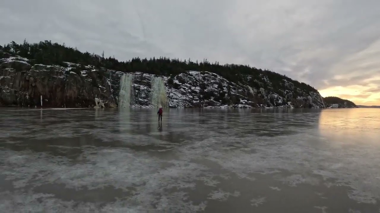 Skridskor Gullmarsfjorden