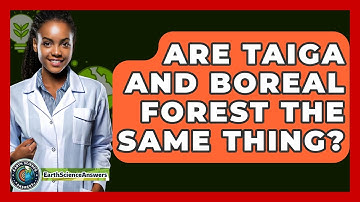 Are Taiga And Boreal Forest The Same Thing? - Earth Science Answers