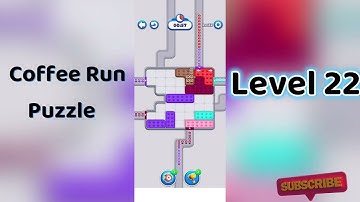 ☕ Coffee Run Puzzle Level 22 Walkthrough 🔍 | Coffee Run Level 22