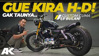 CUSTOM BOBBER BUDGET Rp 35 JUTA, JADINYA KAYA GINI! #AtenxKatros #motorcustom