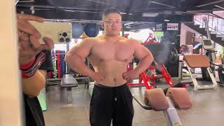 Asian Bear Muscle Flexing #11