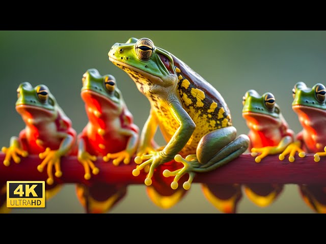 Explore the Fascinating World of Frogs in This 4K UHD Video with Relaxing Music class=