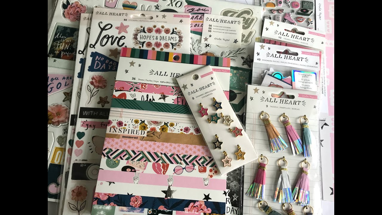 Scrapbook.com HAUL! Crate Paper ALL HEART!!! :)
