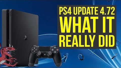 PS4 Update 4.72 - WHAT IT REALLY DOES & New Bug Found (New PS4 Update - PS4 4.72 Update - PS4 4.72)