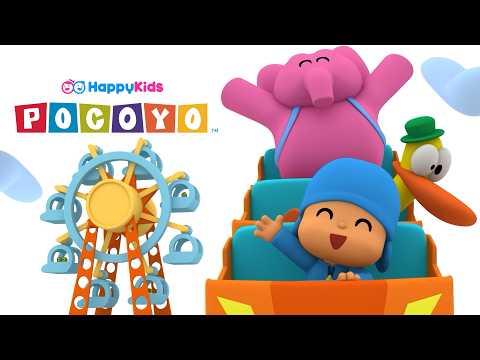 Playtime fun at the amusement park with Pocoyo and friends 🎡🍭
