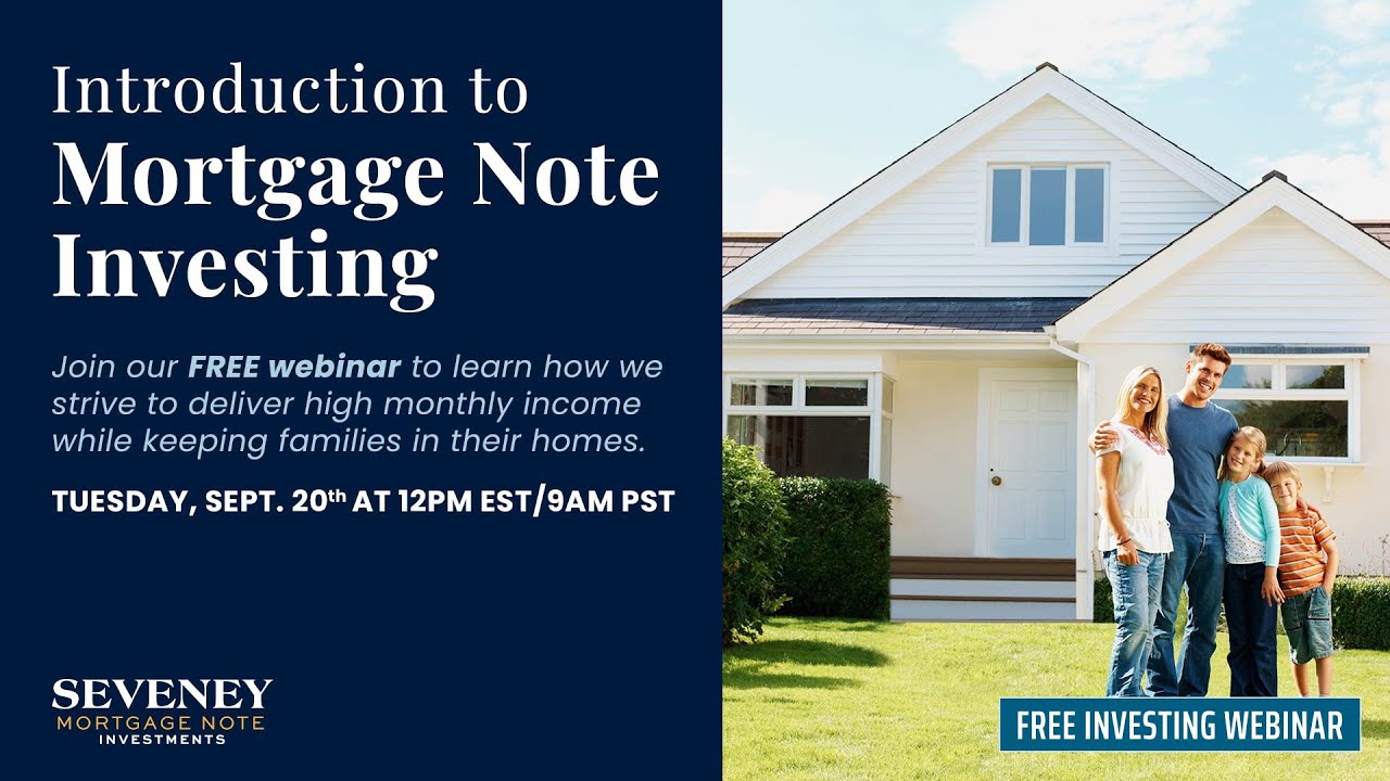 Introduction to Mortgage Note Investing YouTube