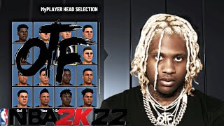 BEST LIL DURK FACE CREATION NBA 2K22!!!